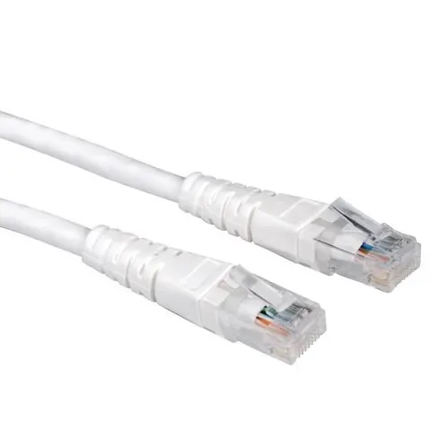 VALUE 21991536 - Cable de interconexiones Cat.6, UTP, blanco, 1 m – imagen 1