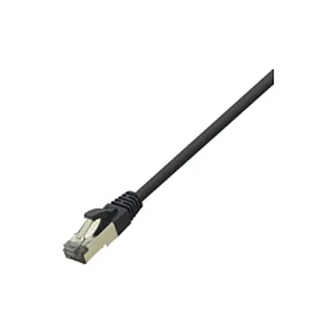 LogiLink CQ8033S networking cable Black 1 m Cat8.1 – image 1
