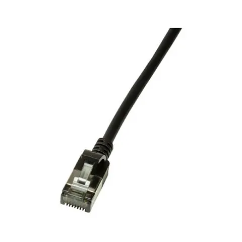 LogiLink Patchkabel Ultraflex, Kat. 6A, U/FTP, 1,5 m,schwarz – Bild 1