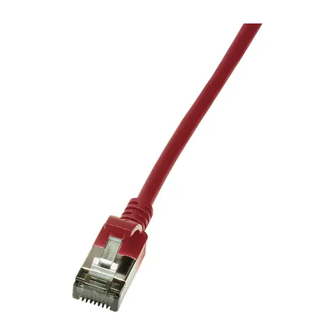 LogiLink CQ9064S networking cable Red 0.3 m Cat6a S/UTP (STP) – image 1