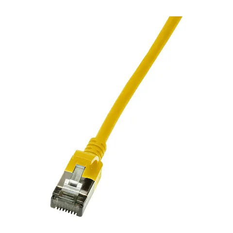 LogiLink Patchkabel Ultraflex, Kat. 6A, U/FTP, 1,0 m, gelb – Bild 1