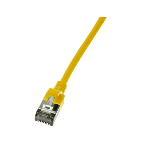LogiLink Patchkabel Ultraflex, Kat. 6A, U/FTP, 1,5 m, gelb – Bild 1