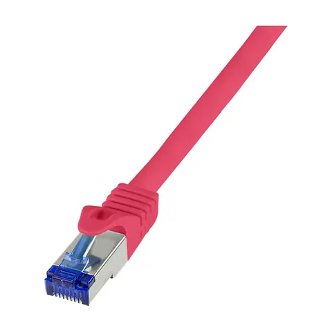 LogiLink C6A044S networking cable Red 1.5 m Cat6a S/FTP (S-STP) – image 1