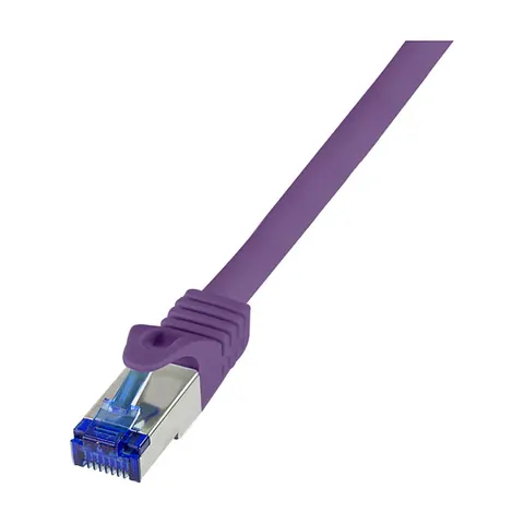 LogiLink C6A099S networking cable Violet 10 m Cat6a S/FTP (S-STP) – image 1