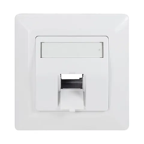 LogiLink NK4026 wall plate/switch cover White – image 1