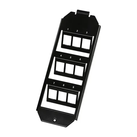 LogiLink NK4061 wall plate/switch cover Black – image 1