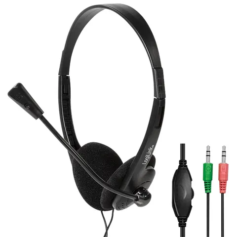 LOGILINK Headset HS0052, 1,8 m – Bild 1