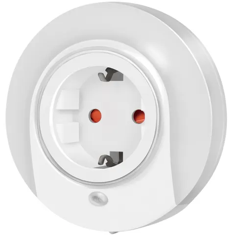 LogiLink LED night light socket. twilight sensor. 1x CEE 7/3 – image 1