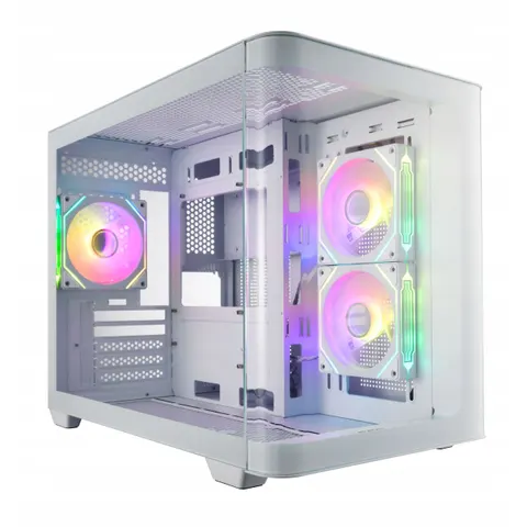 FSP S380-WA | PC-Gehäuse – Weiß – Bild 1