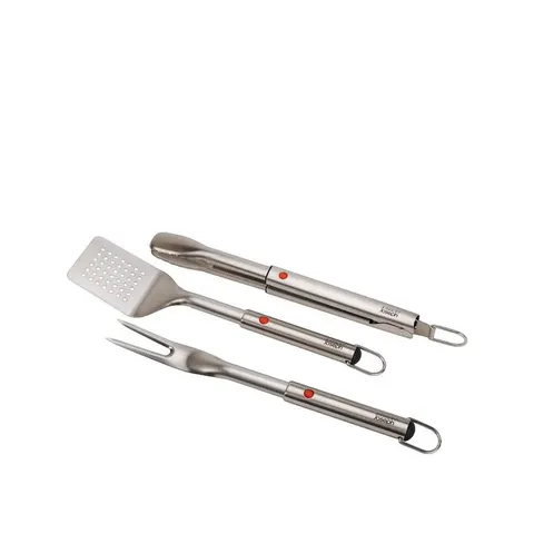 GrillOut Grillbesteck-Set, 3-teilig – Bild 1