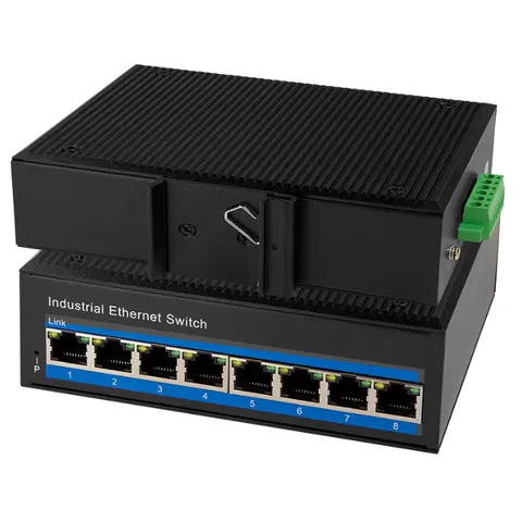 LogiLink Industrial Fast Ethernet Switch. 8-Port 10/100 Mbps – image 1