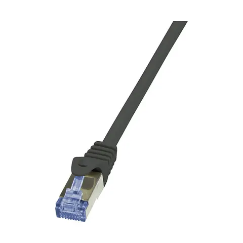 LogiLink Patchkabel, Kat. 6A, S/FTP, 40,0 m, schwarz – Bild 1