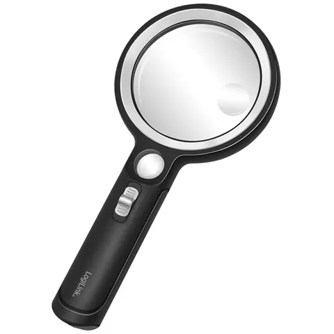 LogiLink LED reading magnifier. 30 LED's. 90mm diameter – image 1