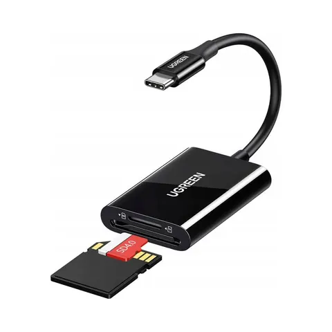 Lettore di schede USB-C UGREEN CM265, SD - microSD, Nero – immagine 1