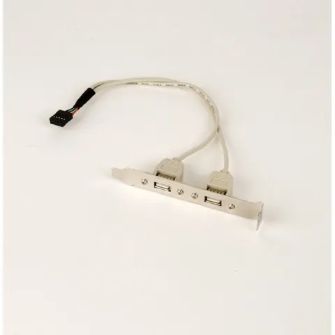 Gembird Gniazdo Usb X2 na śledziu – zdjęcie 1