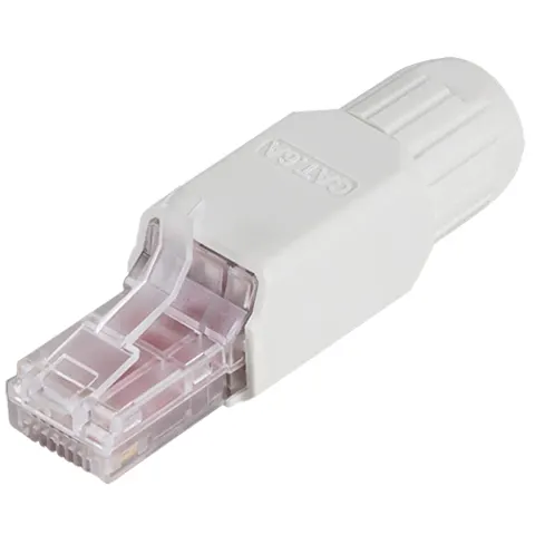 LogiLink Field assembly Cat.6A RJ45 plug. unshielded. one-piece type – image 1