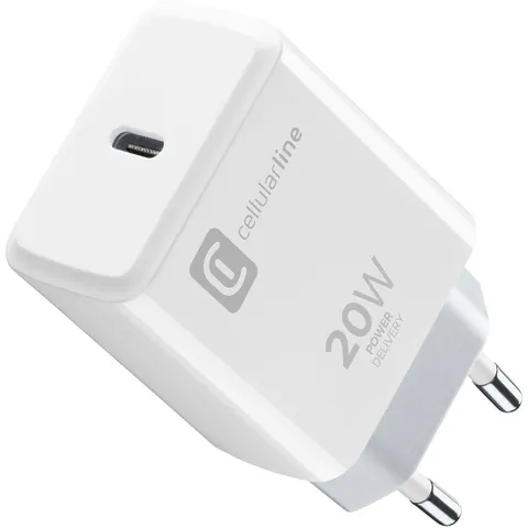 Cellular Line Caricabatterie da rete USB-C 20W – immagine 1