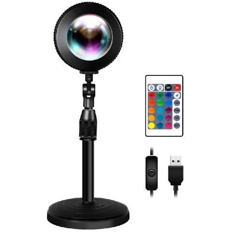 LogiLink LED Sunset Lamp. 5W. w/ remote – image 1