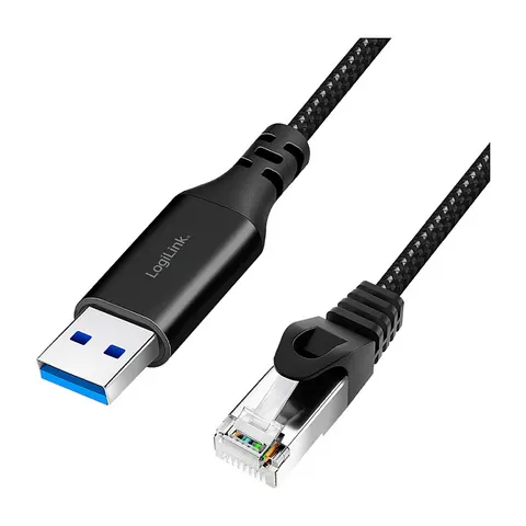 LogiLink CU0404 networking cable Black 5 m Cat6 S/FTP (S-STP) – image 1