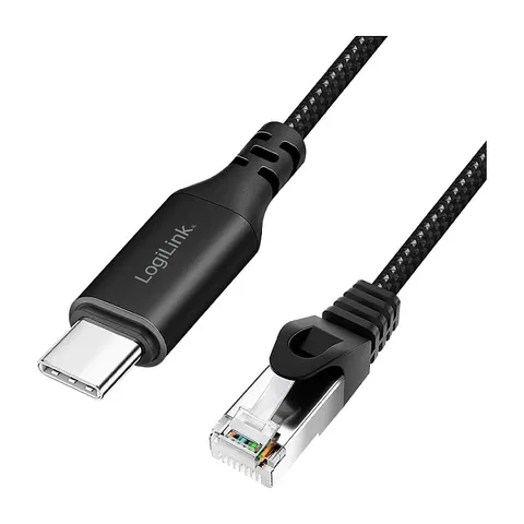 LogiLink CU0413 networking cable Black 3 m Cat6 S/FTP (S-STP) – image 1