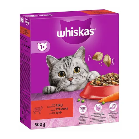 Whiskas 1+ vaca - 800 g – imagen 1