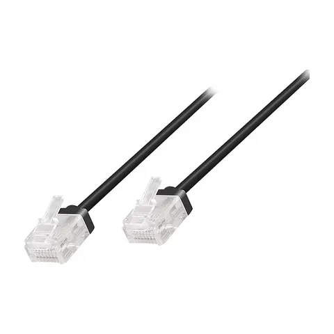LogiLink CQ3063U networking cable Black 3 m Cat6a U/UTP (UTP) – image 1
