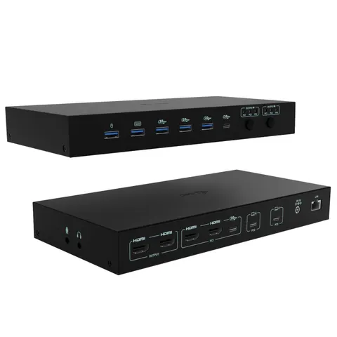 I-TEC USB-C KVM DS for 3 Hosts – Bild 1