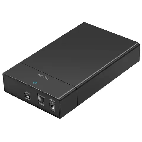 LogiLink 3.5" Extern. Encl. USB 3.2 Gen 1. screwless. black – image 1