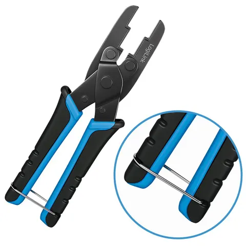 LogiLink Parallel crimping tool for mounting keystone jacks + field co – image 1