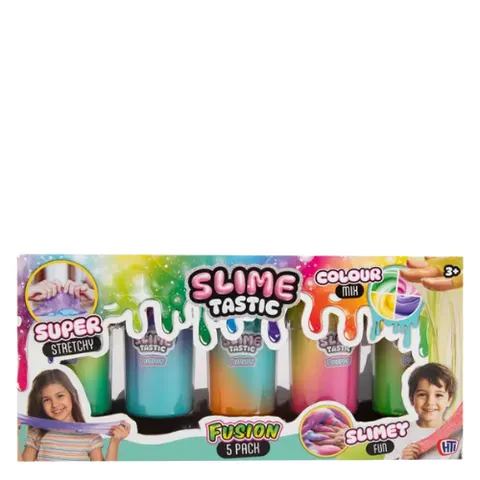 Slime Tastic Super Stretchy Extra Rekbaar Slijm - 5 Pcs – afbeelding 1