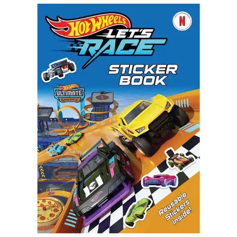 Hot Wheels Let's Race Libro di Adesivi – immagine 1
