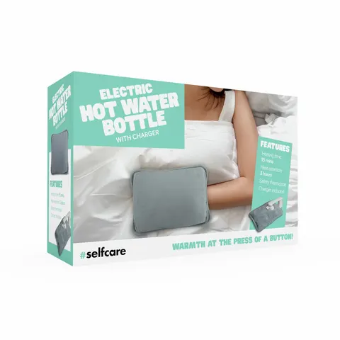 Electric Hot Water Bottle with Charger – image 1