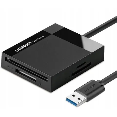 USB 3.0 All-in-One Card Reader SD TF CF MS Card UG215 – afbeelding 1
