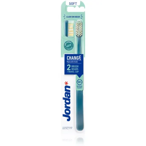 Jordan Change Soft 2-head brosse à dents 1 pcs – image 1