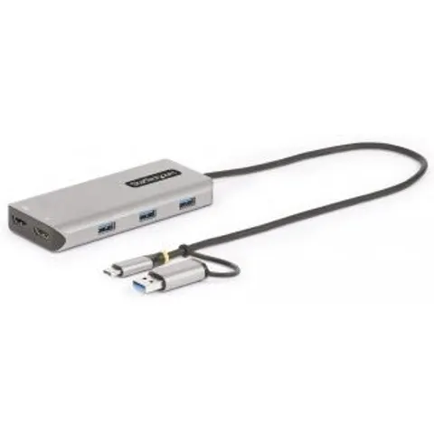 STARTECH.COM ST 167B-USBC - Adaptador USB, USB a/C > 2 HDMI, 3 conectores a – imagen 1