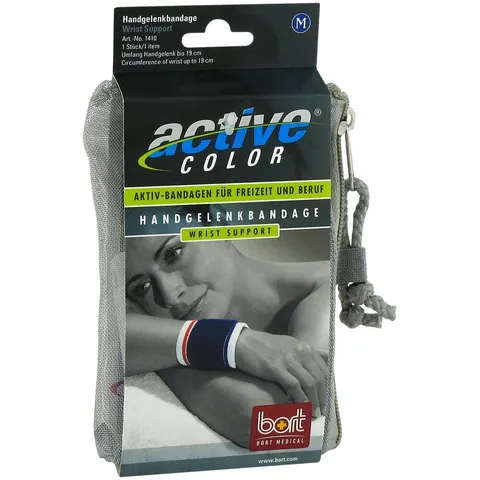 Bort Activecolor Handgelenkbandage medium blau – Bild 1