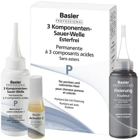 basler 3-component acid perm (lotion 55ml + activator 19ml + fixative 75ml) – 40700232 – image 1
