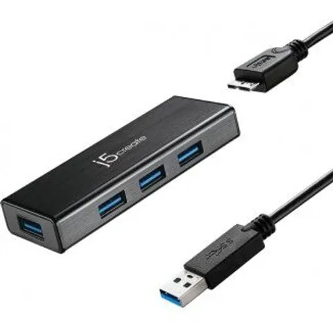 j5create JUH340 USB 3.0 4-Port Hub – image 1