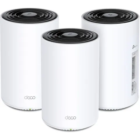 TP-LINK Deco PX50, 3er-Pack, Weiß; WLAN-Mesh System – Bild 1