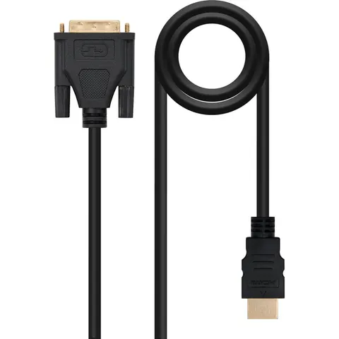 Cable HDMI Macho - DVI Macho (1,8 mts) - Nanocable – imagen 1