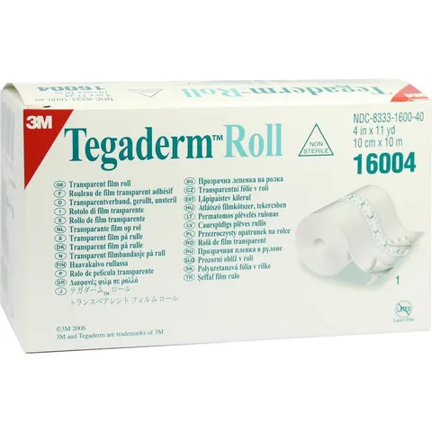 3M Tegaderm Roll 10 cmx10 m 16004 1 St Pflaster – Bild 1