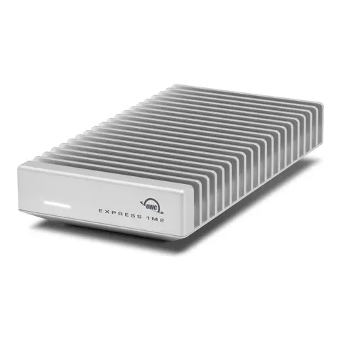 OWC Express 1M2 80G SSD-Gehäuse silber – Bild 1