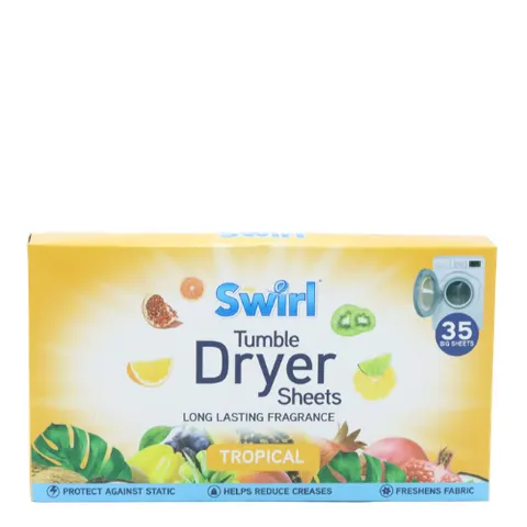 Swirl Tropical Scent Tumble Dryer Sheets - 35 Pcs – image 1