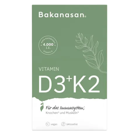 Bakanasan Vitamin D3+k2 Kapseln – Bild 1