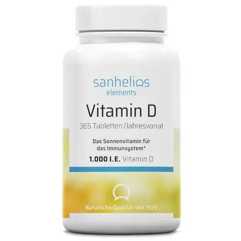Sanhelios Vitamin D1 .000 I.e. Tabletten – Bild 1