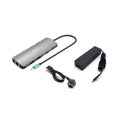 I-TEC USB-C Metal Nano Dock 2x HDMI + PD – Bild 1