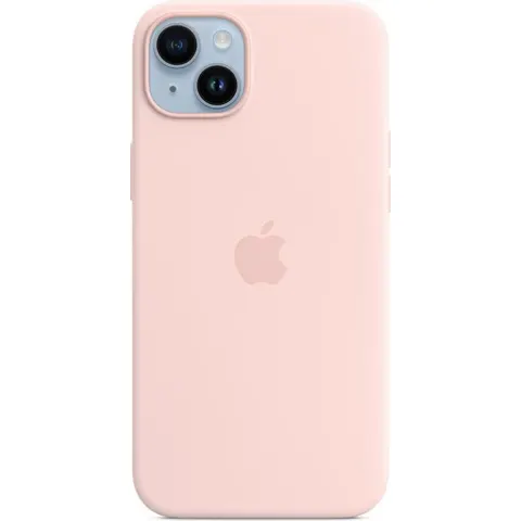 Apple iPhone 14 Plus Silikon Case mit MagSafe – Kalkrosa – Bild 1
