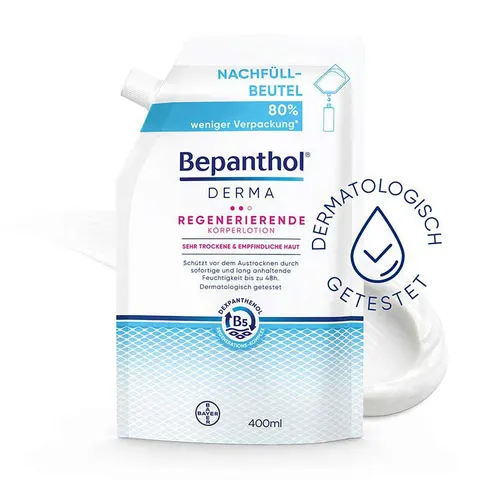 Bepanthol Derma Regenerierende Körperlotion Nachfüllbeutel – Bild 1