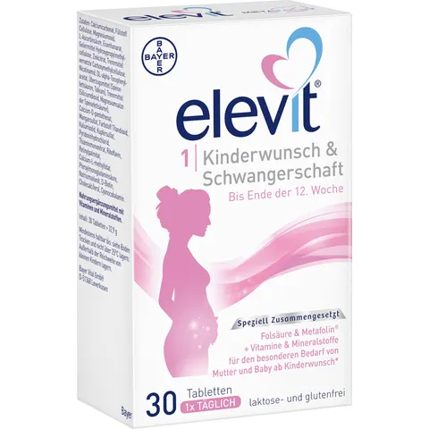 Elevit 1 Kinderwunsch & Schwangerschaft Tabletten – 006230 – Bild 1