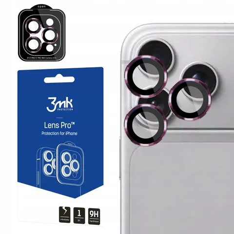 3mk - Lens Protection Pro - iPhone 18 Pro / iPhone 18 Pro Max - Dark Cherry – afbeelding 1